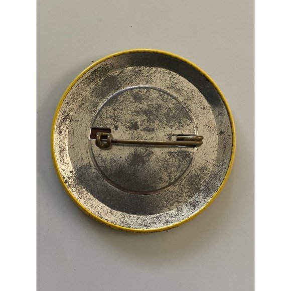 Vintage I Rode The Illinois Central Line of Mid-America Pinback Button Railroad - Picture 3 of 3